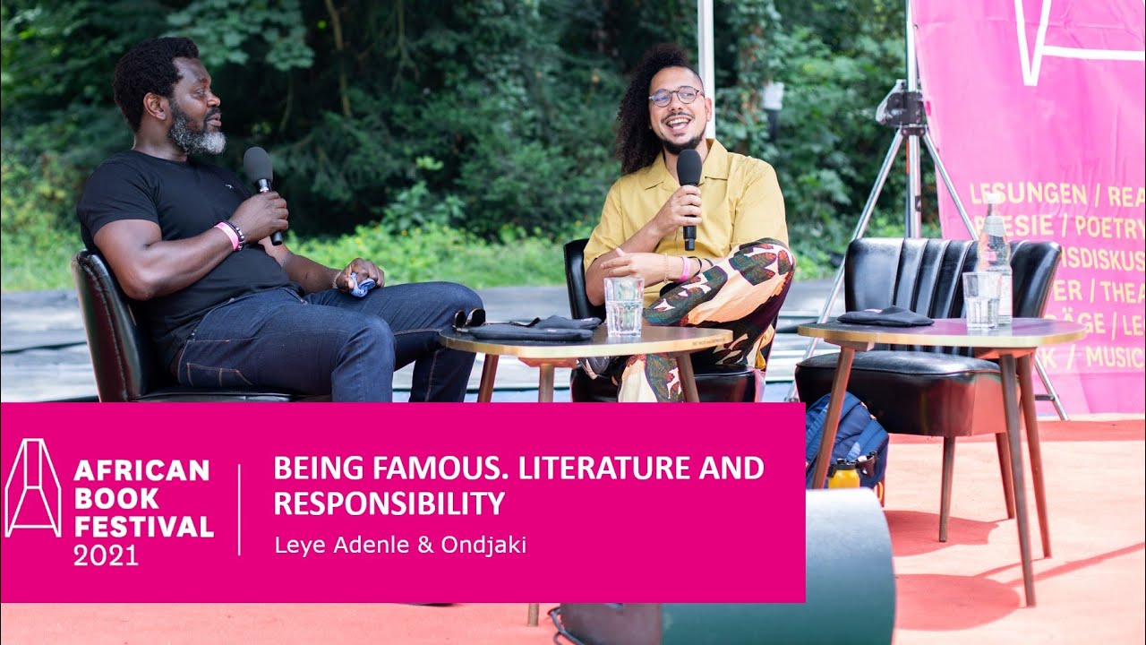 Being Famous - Literature and Responsibility: Leye Adenle & Ondjaki @ African Book Festival Berlin21