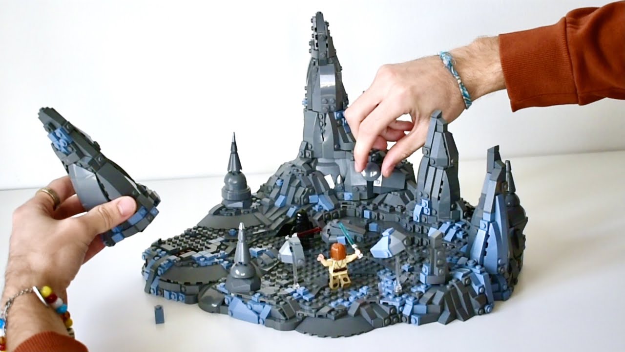 TIMELAPSE: Darth Vader vs Obi Wan LEGO Star Wars MOC