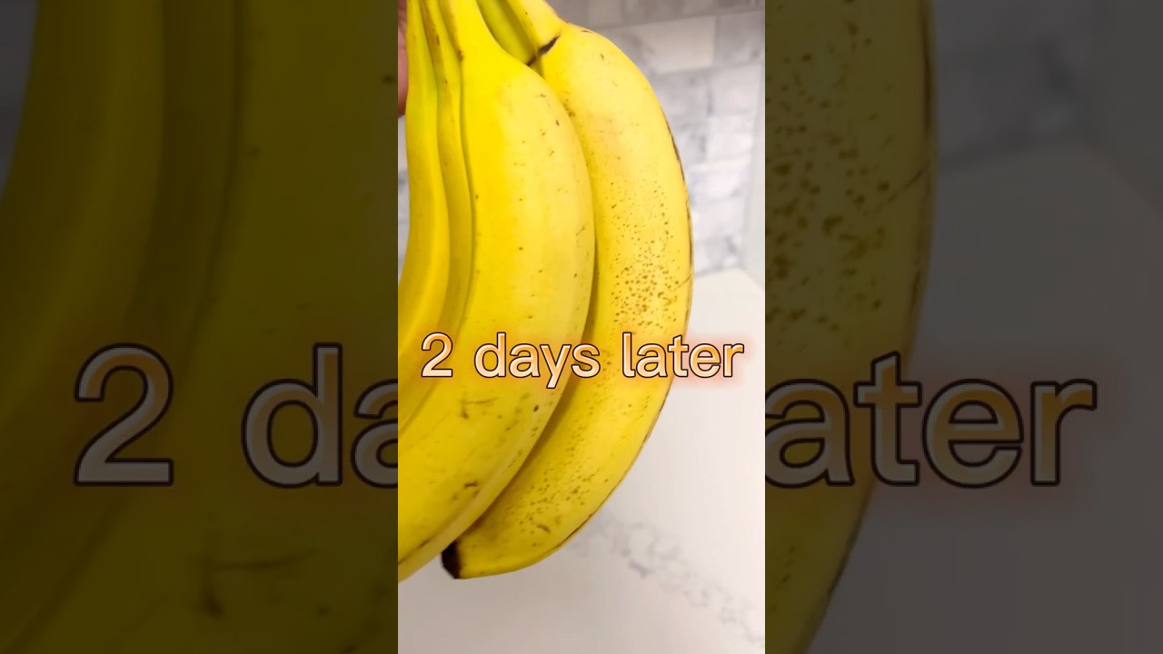 The fast way to ripen bananas