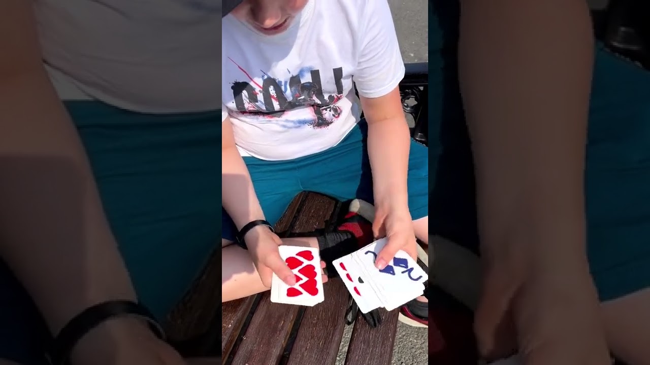 Kids Kards by Richard Pinner | The Kid Magician Close Up Magic #Shorts