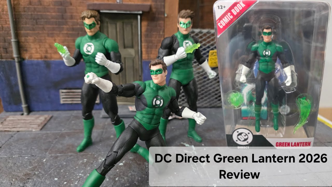 DC Multiverse McFarlane Green Lantern Review Hal Jordan DC Direct Page Punchers 2026 Action Figure