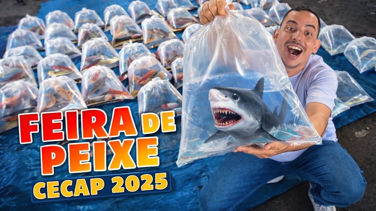 MAIOR FEIRA DE PEIXE DO BRASIL COM PEIXES EXÓTICOS E RAROS 