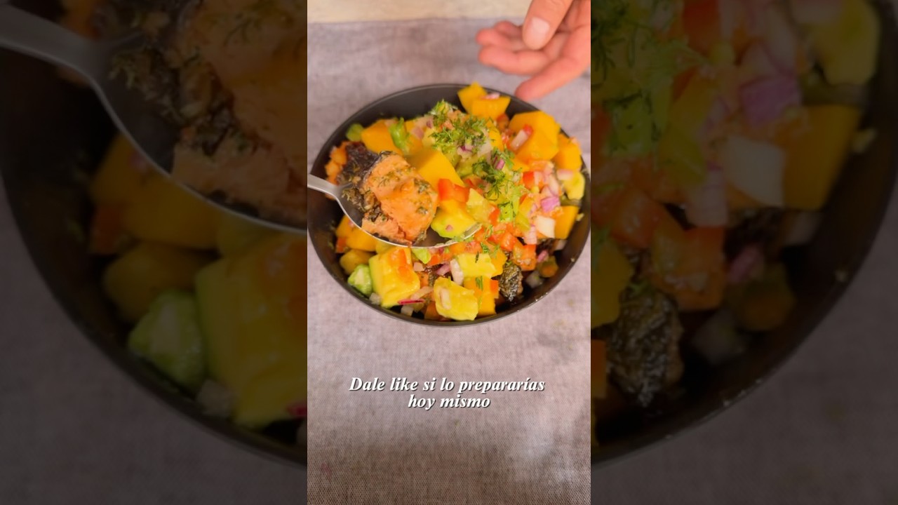 Ponle Bowl de salmón agridulce fácil, saludable y delicioso 