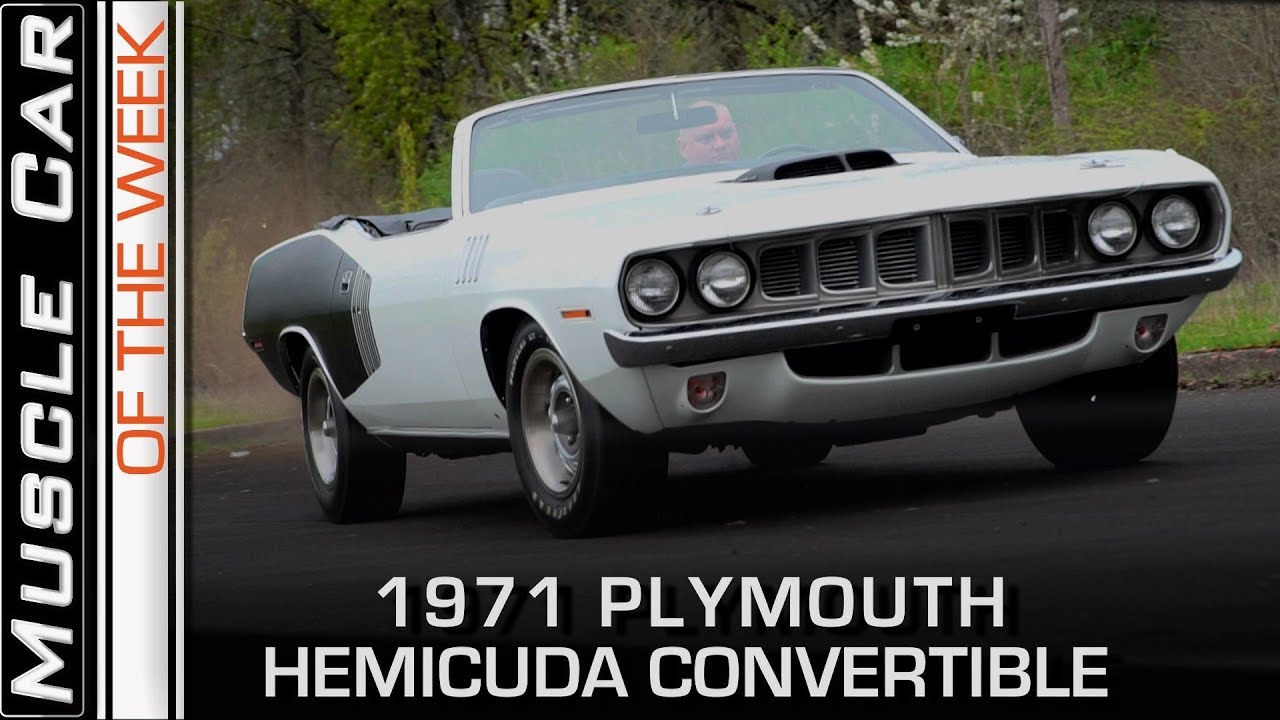 1971 Plymouth Hemicuda Convertible: Muscle Car Of The Week Video Episode 245 V8TV