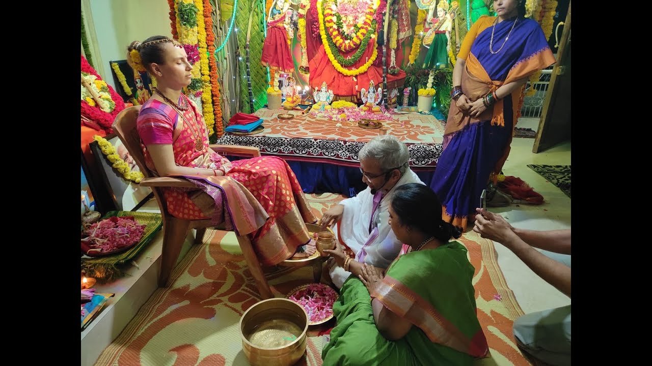Lalitha Parameswari  pooja and Suvasini pooja to Oxana from Moldova country