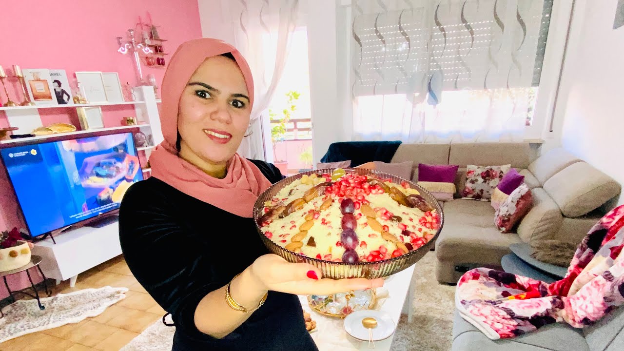 معشوق الشعب التونسي 😋مسفوف بالرمان 👩‍🍳 مسفوف تونسي مشخشخ نودكم و لا نشاهيكم masfouf bel romen