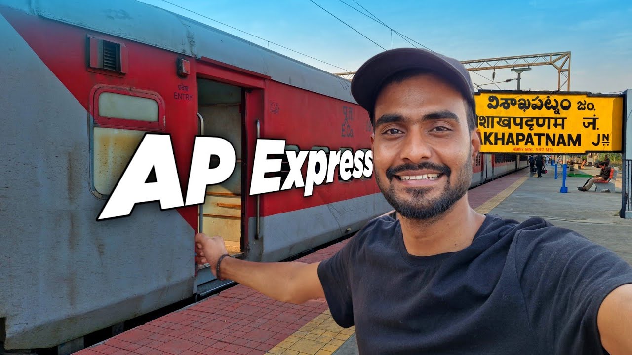30 Hours Journey In AP Express Delhi To Visakhapatnam  | Train Food Review By RailRestro*