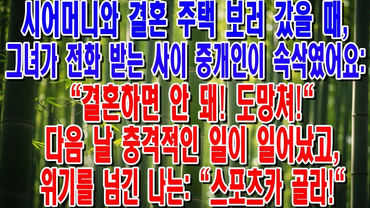 실화 혼수 5천은 기본, 월급통장도 넘겨 제 돈 싹 털어가려던 예비 시댁, 약혼식장에서 전부 폭로해버렸습니다