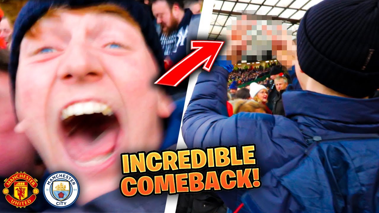 Absolute SCENES After CRAZY Comeback In The Manchester Derby!
