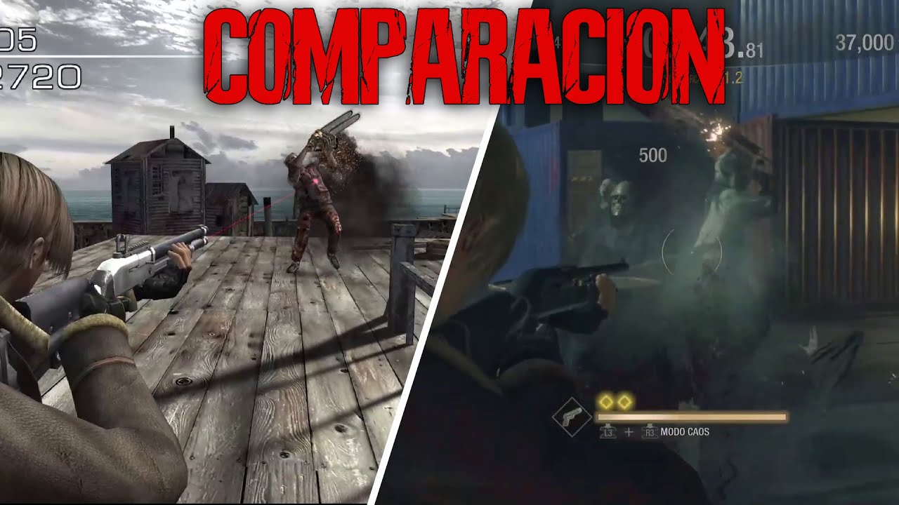 MEGA DR SALVADOR - Comparación Original VS Remake - RESIDENT EVIL 4 REMAKE