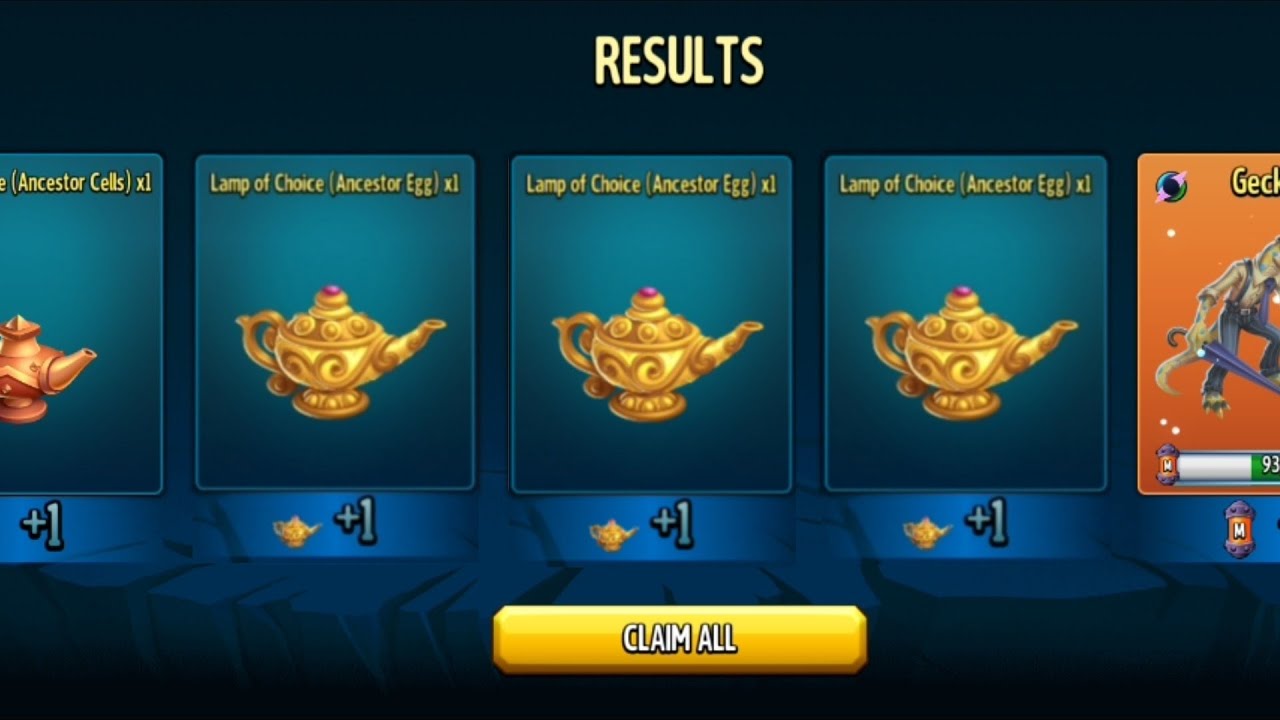 أقوى حظ في Monster Legends