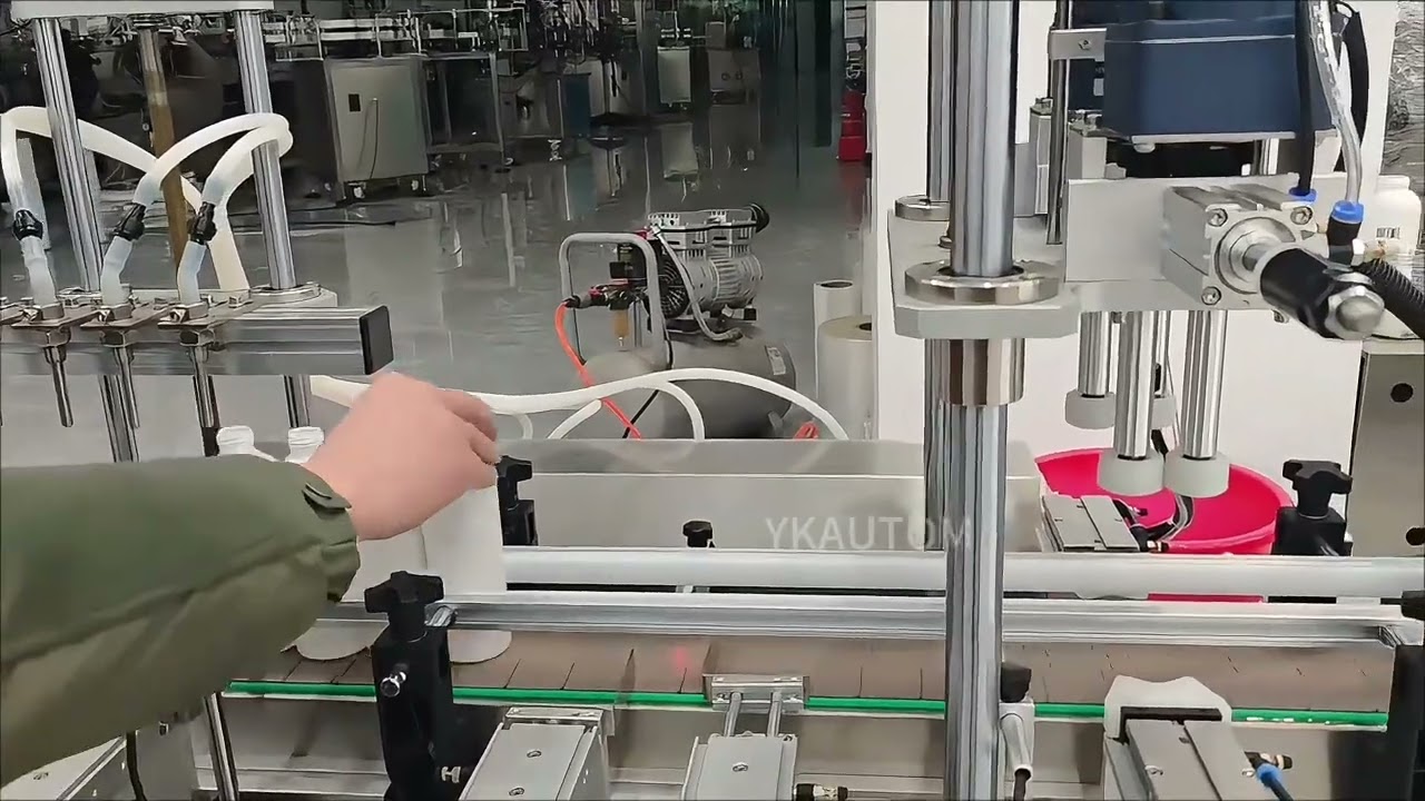 Desktop automatic filling line