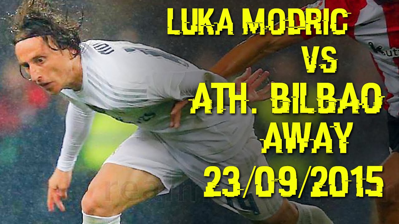 Luka Modric vs Athletic Bilbao Away 23/09/2015 - Athletic Bilbao vs Real Madrid C.F 1-2 [HD]