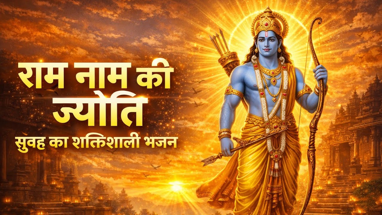 Ram Naam Ki Jyoti | Powerful Morning Ram Bhajan | Listen Every Morning for Peace | Ram Bhakti Song