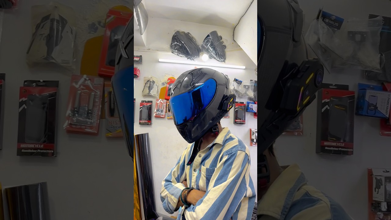 Acor helmet New wrap carbon fibre ✅ #axor #axorhelmets #shorts #shortsfeed #fullfacehelmets