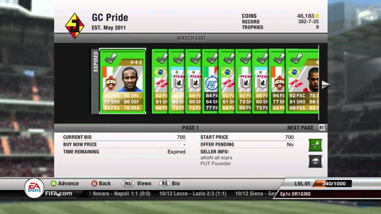 FIFA 12 Ultimate Team | Auction Hunter Ep. 1 | Ultimate Market Tips (Happy Hour Method)