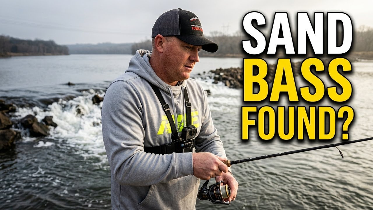 Scouting the sand bass run at Low Water Dam 3-1-26