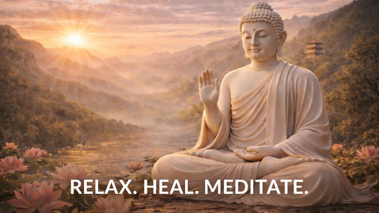 Deep Sleep Meditation | Buddha Healing Energy for Calm Mind & Inner Peace
