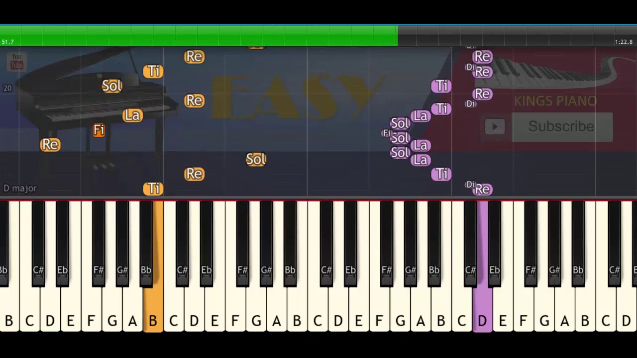 Canon in D (Fast Easy Piano Version) [ Piano Cover &ndash; Piano Tutorial Video]