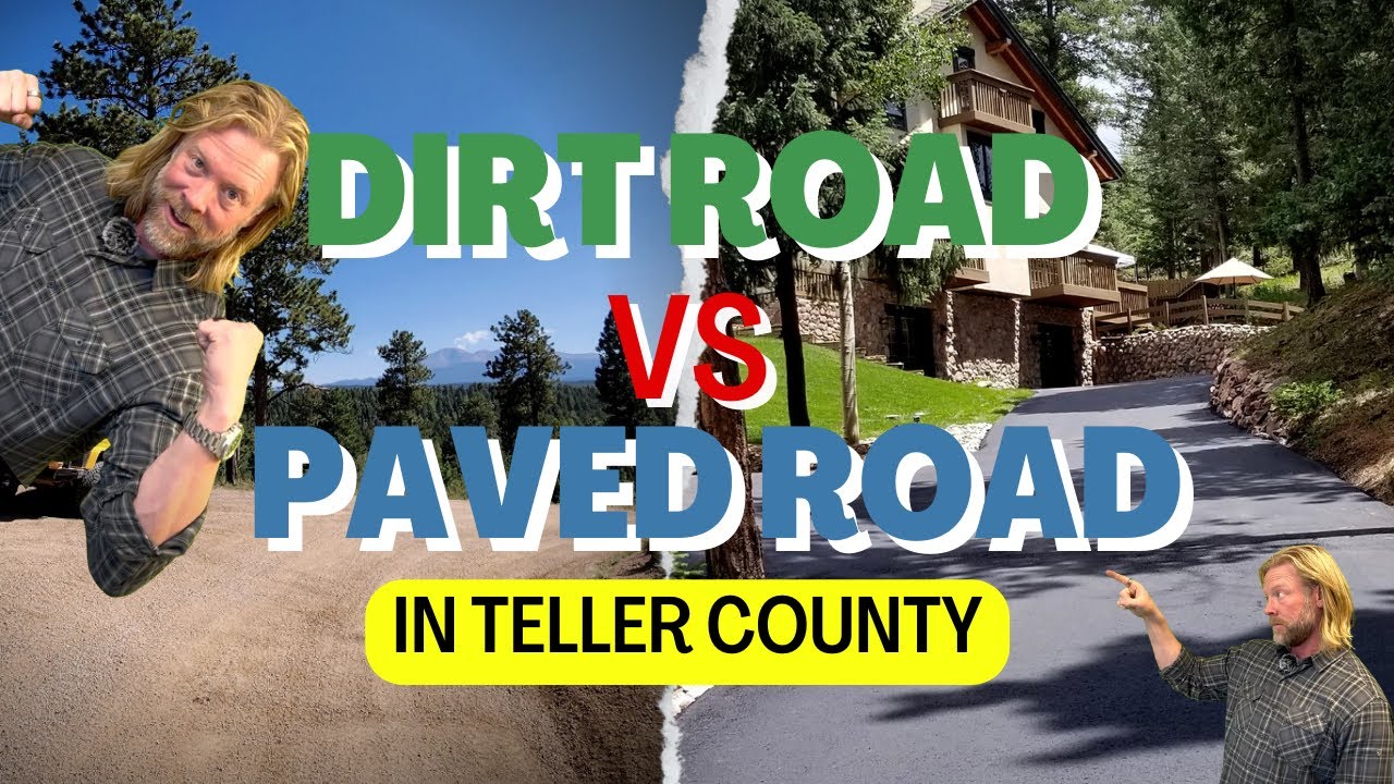 Dirt vs Paved Roads in Teller County