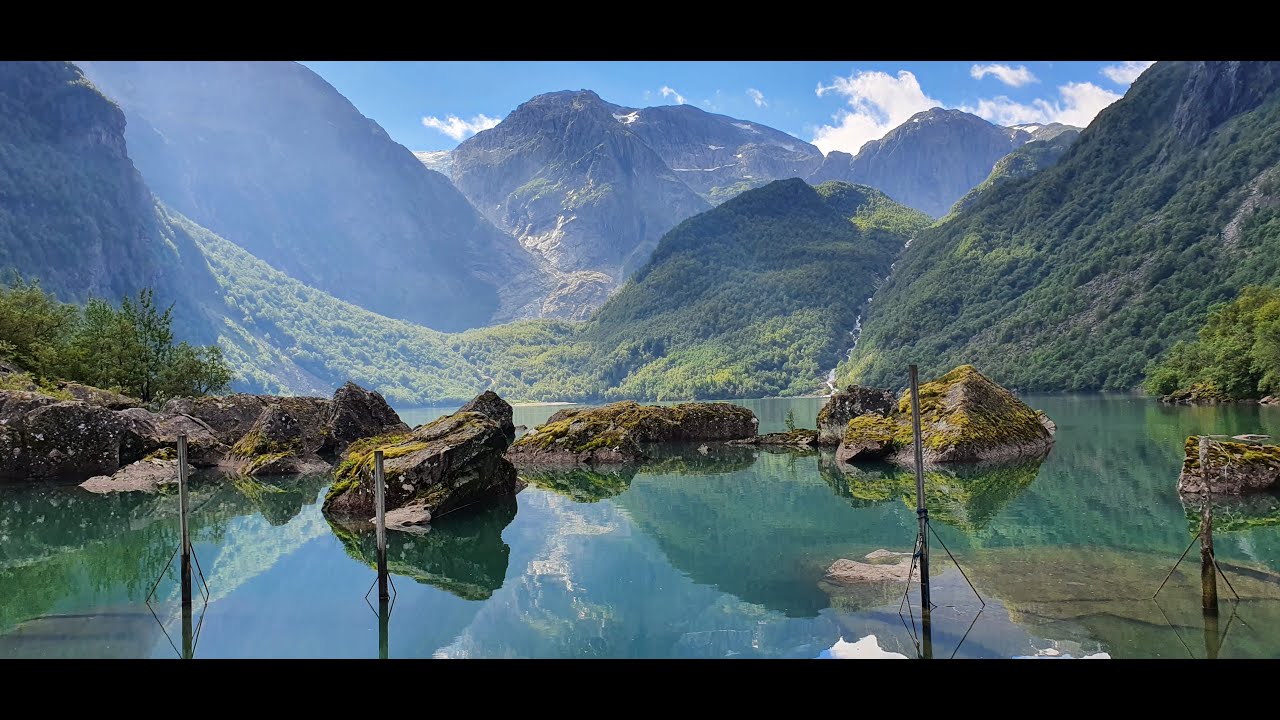 Norwegen 2022 Angeln am Maurangerfjord