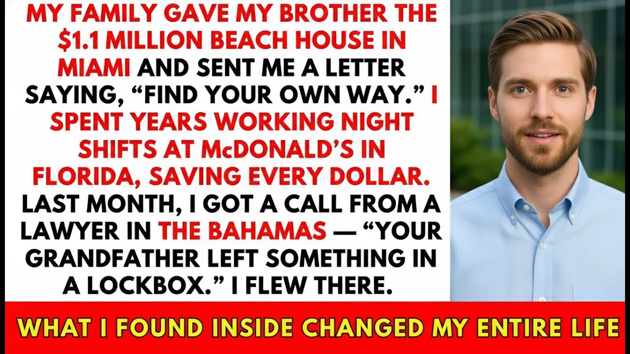 They Gave My Brother the $1.1M Beach House and Left Me With Nothing—Until My Grandpa’s Secret