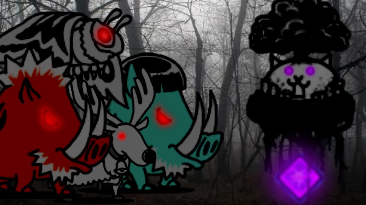 The Battle Cats - Forest Beasts (บอสที่ยาวนานที่สุด) [Reupload]