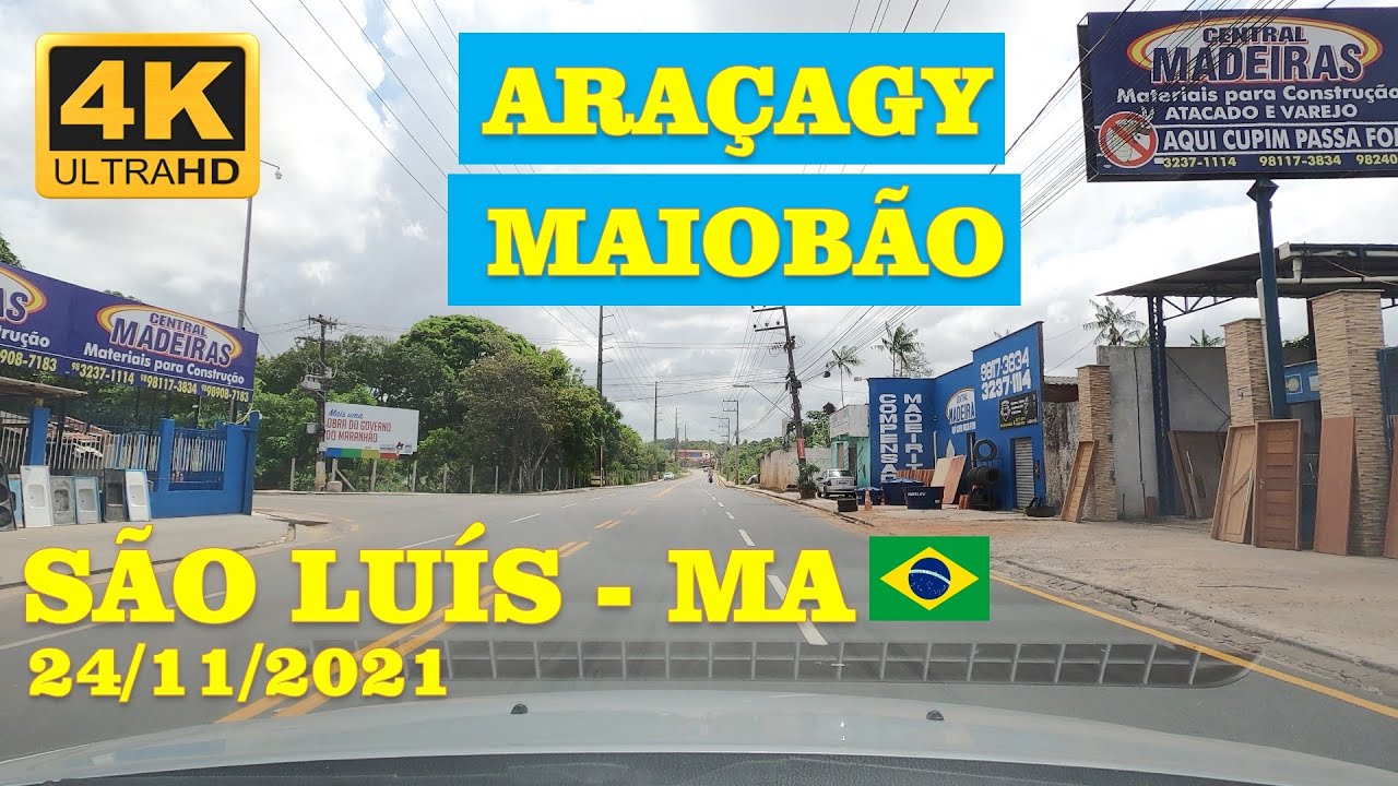 Estrada entre Araçagy e Maiobão 24/11/2021