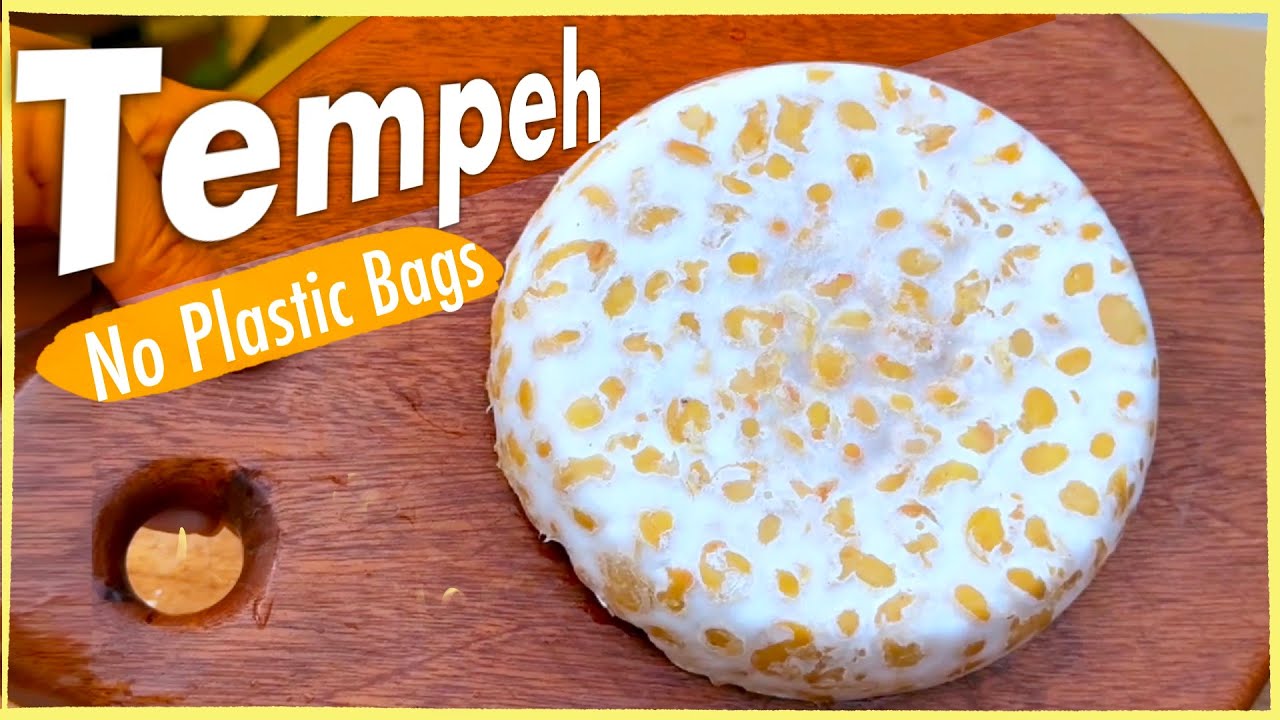 Homemade Tempeh | No Plastic Bags! Steer Clear of Microplastic Pollution