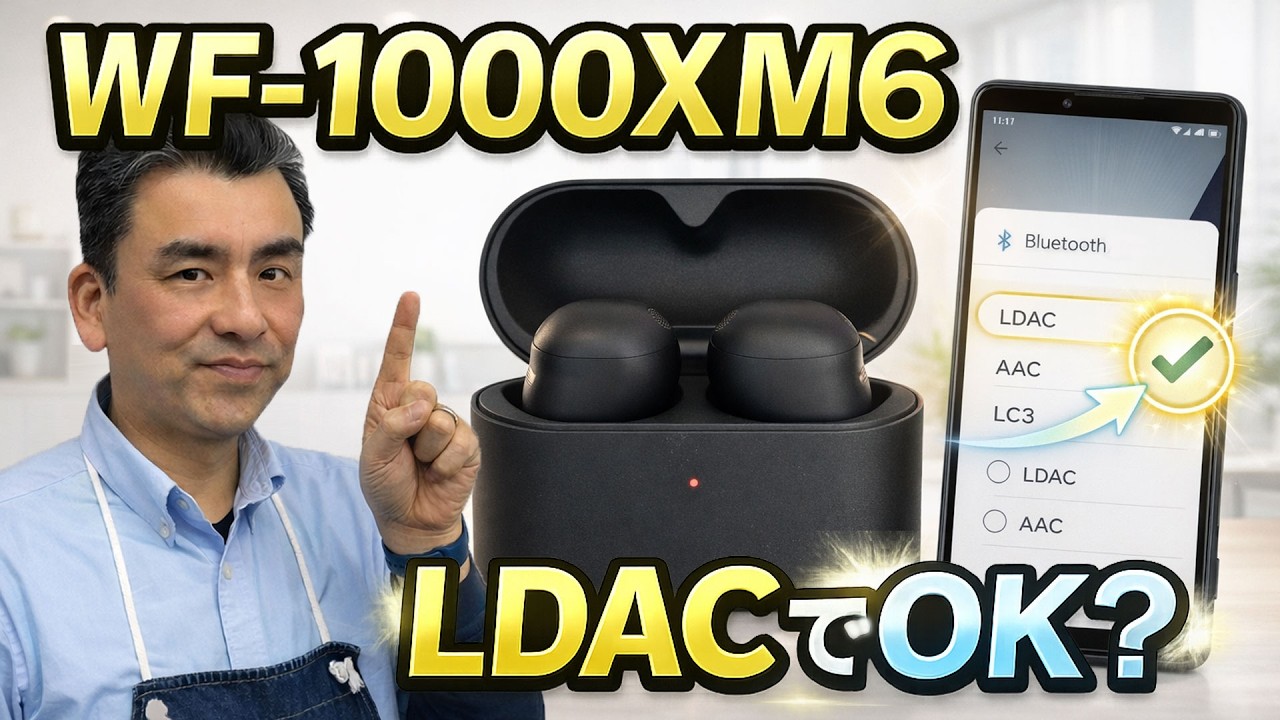WF-1000XM6のBluetooth接続!!コーディックとは・・・LDAC、AAC、LC3の違い