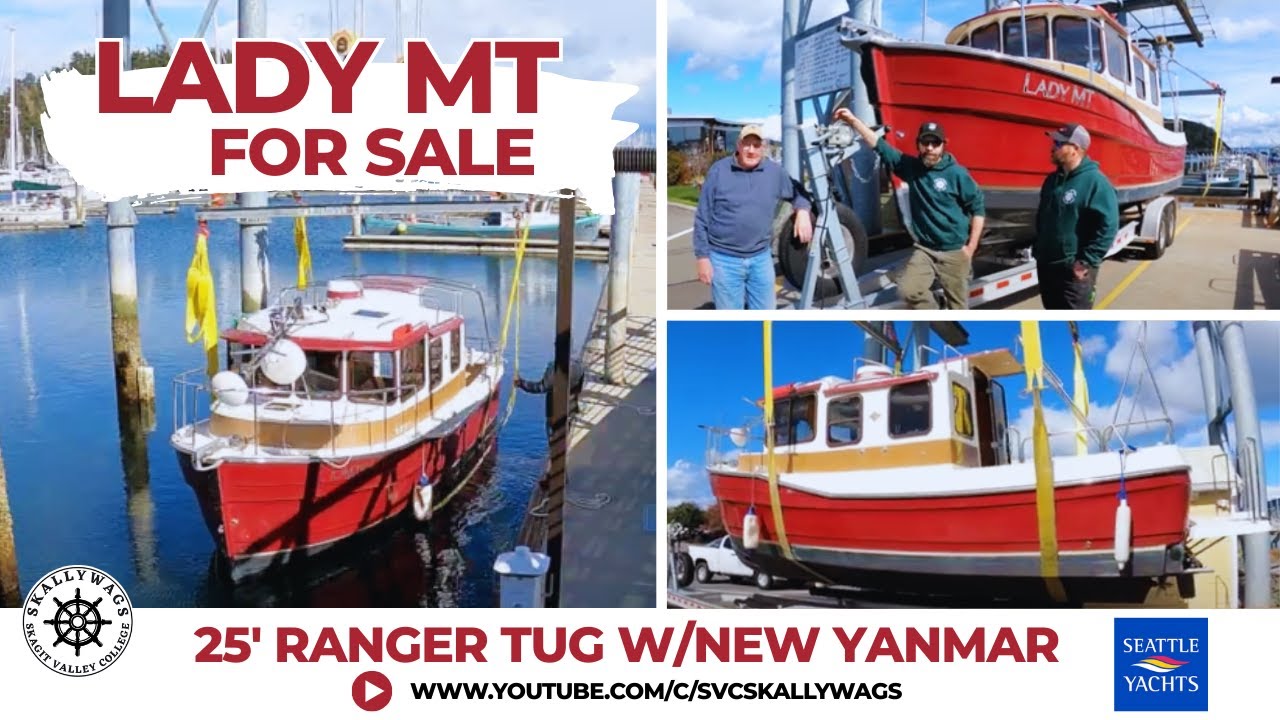 Lady MT: For Sale!!! 25' Ranger Tug with new Yanmar 4JH-HTE & Trailer