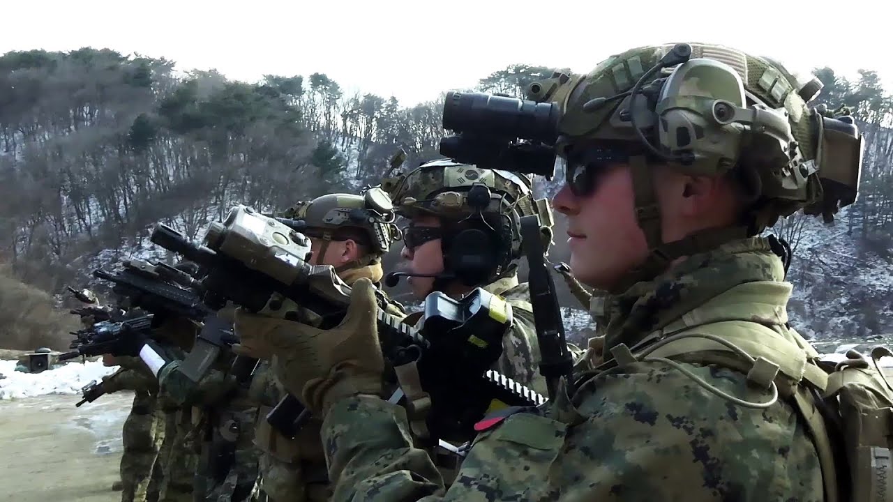 Recon Marines Conduct Live-Fire Training in South Korea (March 2025)