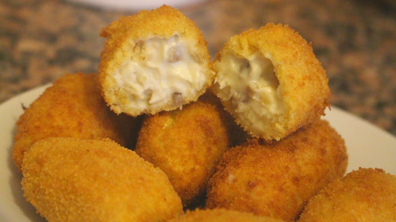 CROQUETAS DE SETAS (Crujientes por fuera y cremosas por dentro)