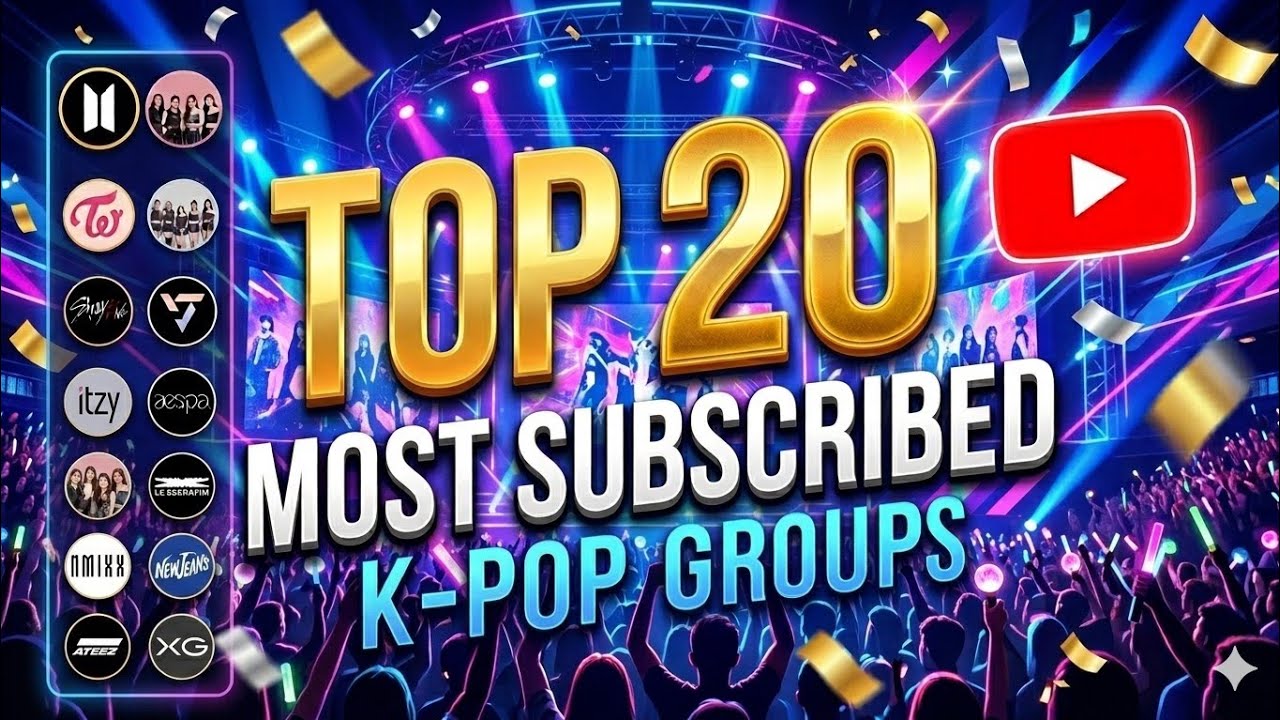 Top 20 k-pop group most subscribed on youtube #bts#blackpink#blink#bangtan#kpop#btsarmy