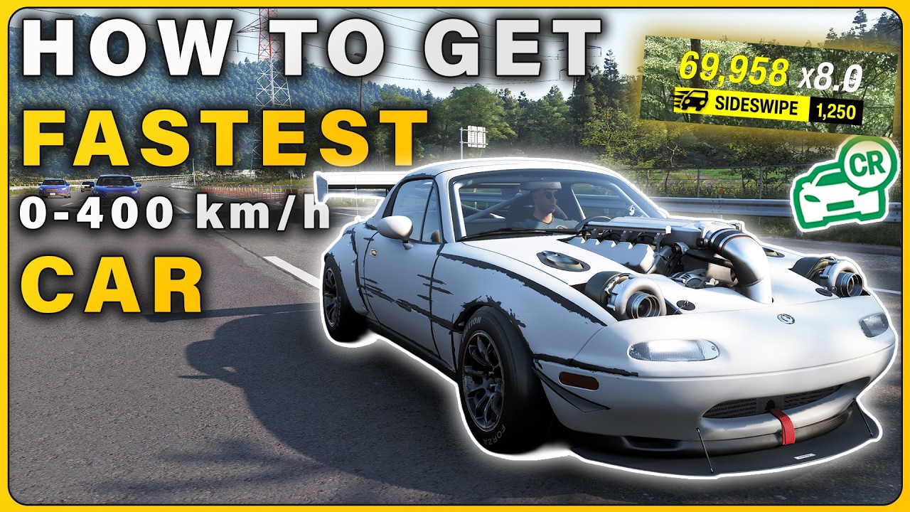 How to get FASTEST Road Car for Drag, Stunts & Speed Traps ► Forza Horizon 6