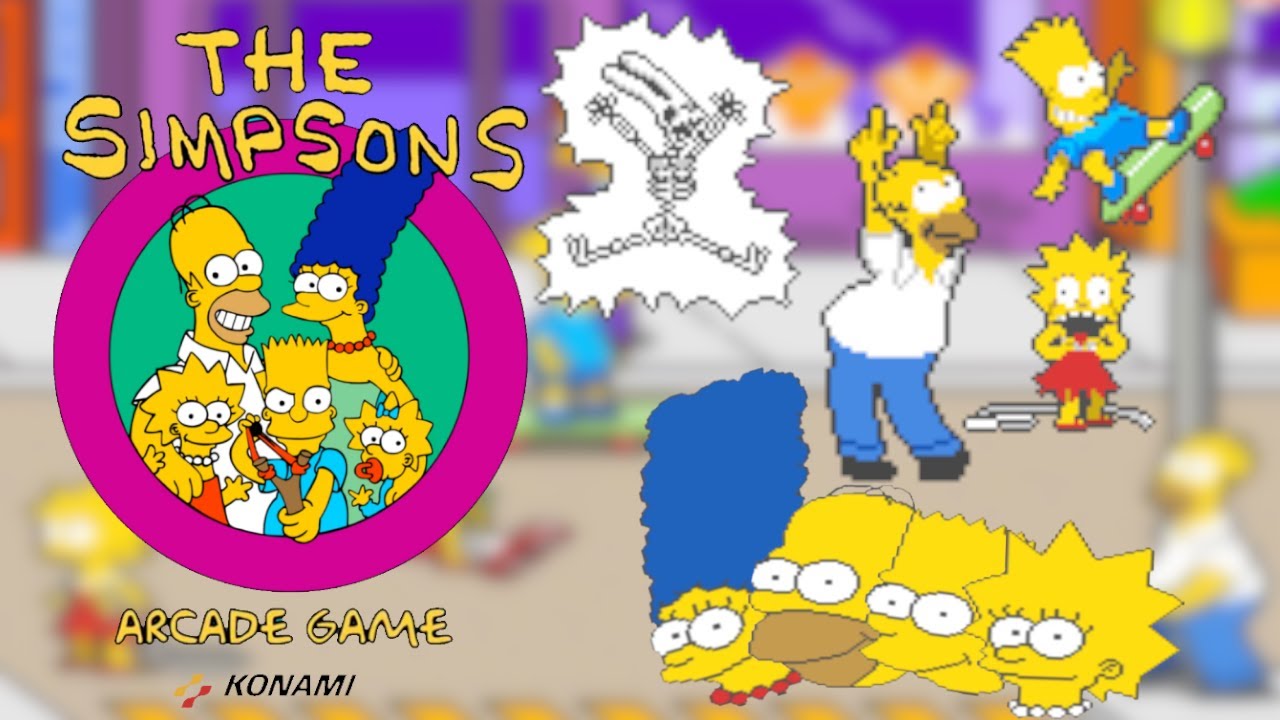 Los Simpsons (Arcade) (4 Jugadores)  - Con Fedi, LOne, Sabbra y Dech