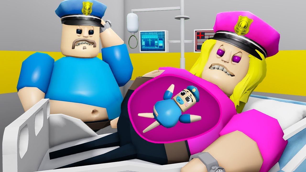 BARRY WIFE PREGNANT in BARRY'S PRISON RUN! New Scary Obby (#Roblox)