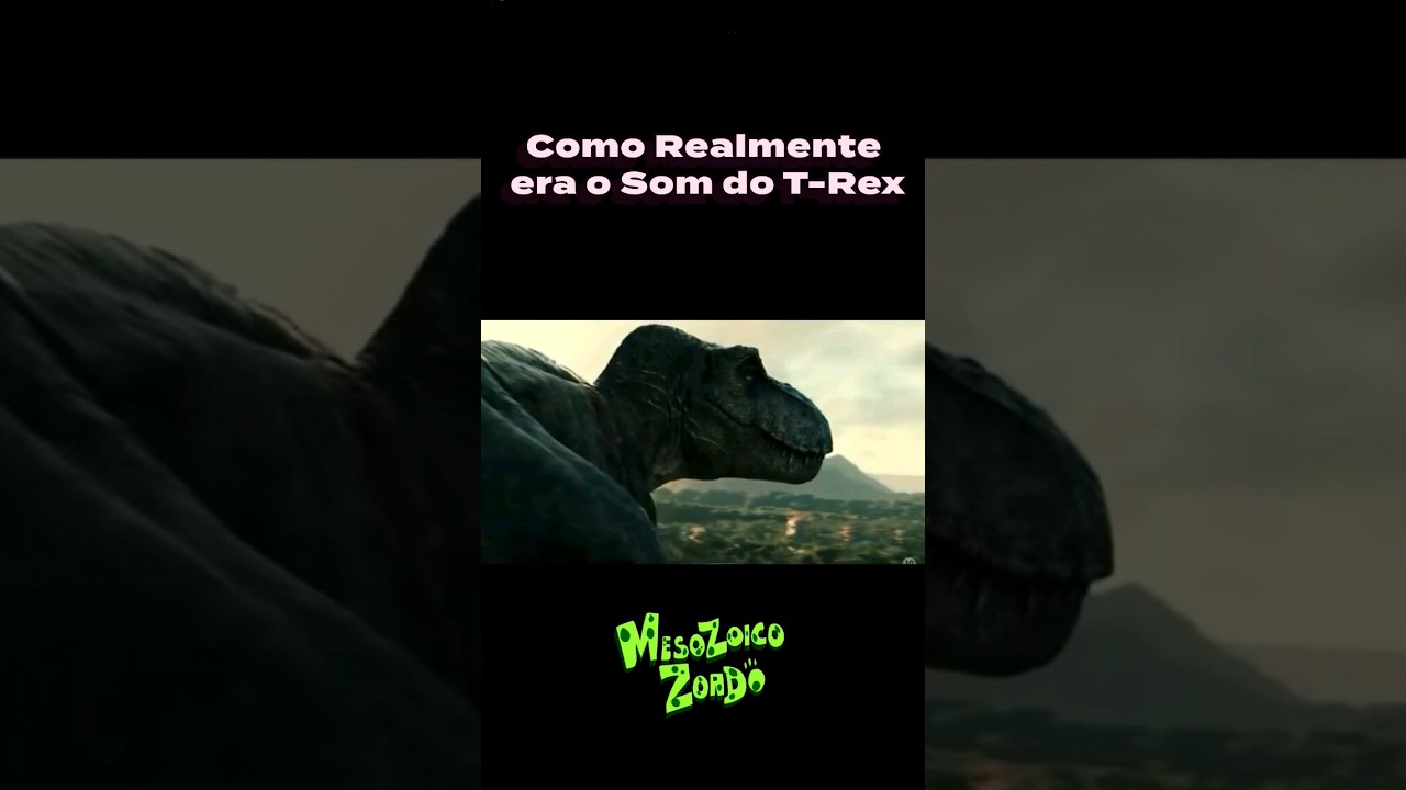 O VERDADEIRO SOM DO T-REX - CONFIA (MESOZOICO ZOADO) #zueira #dinossauros #mesozoicozoado