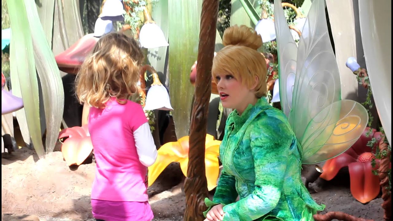 Olivia meets Tinkerbell