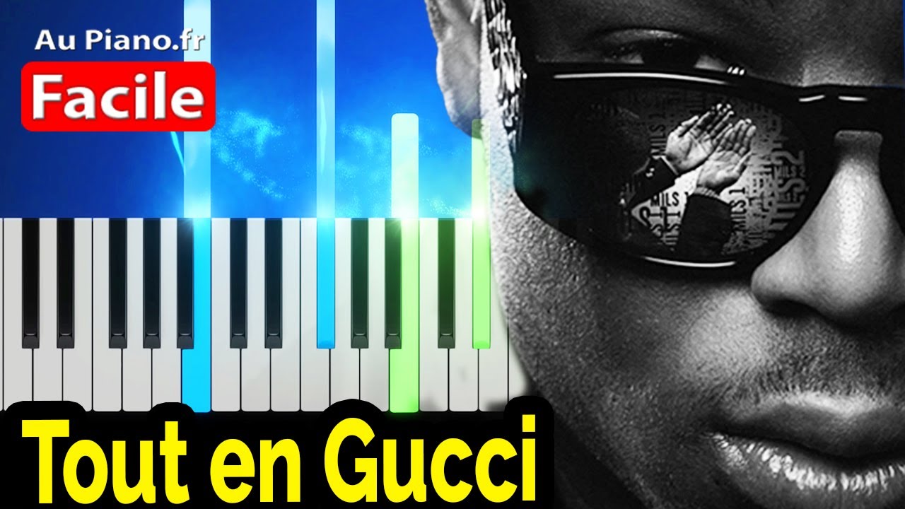 Ninho Tout en Gucci - Piano Cover Tutorial Instrumental Paroles
