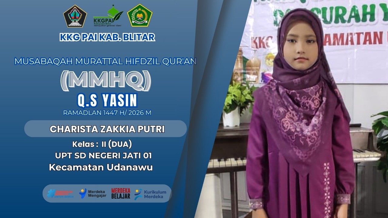 SURAT YAASIIN | CHARISTA ZAKKIA PUTRI || UPT SD NEGERI JATI 01 UDANAWU
