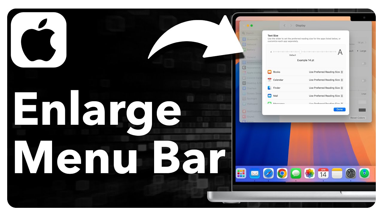 How To Make Menu Bar Size Bigger On Mac