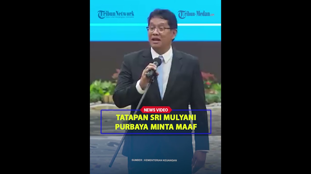 TATAPAN SRI MULYANI saat Menkeu Purbaya Minta Maaf : di Keuangan Beda Bu..