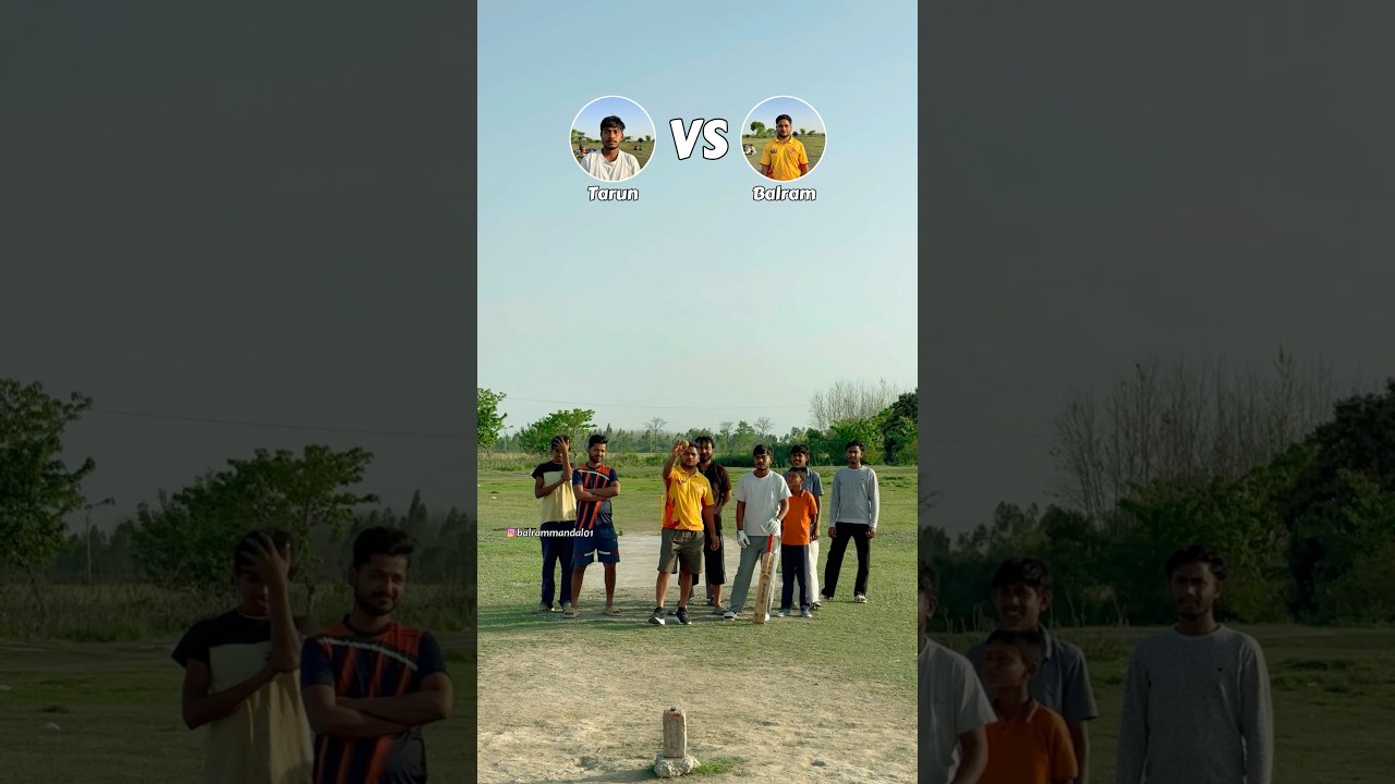 Over me 2 wickets challenge😲|| #challenge #cricket #friends
