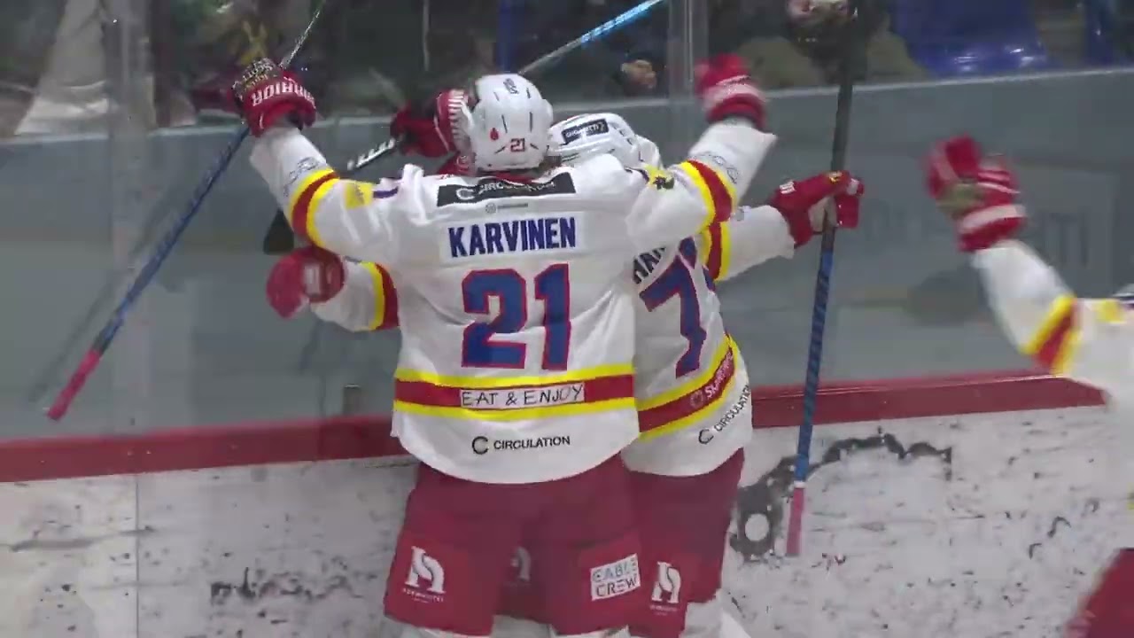 2. puolivälierän maalikooste: Hermes - Jokerit 3-2 (Mestis)