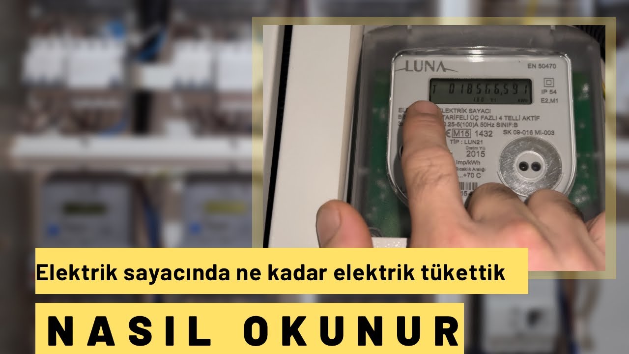 elektrik saati nasıl okunur