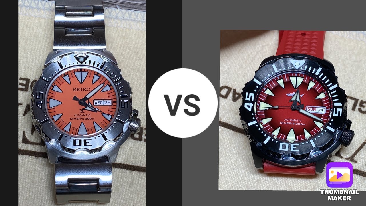 Seiko Monster vs Heimdallr Sharky - Comparison Review
