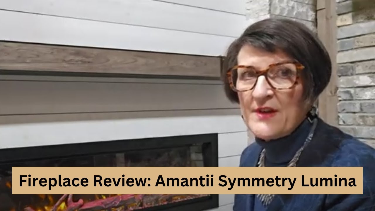 Amantii Symmetry Lumina fireplace review #electricfireplace #electricfire