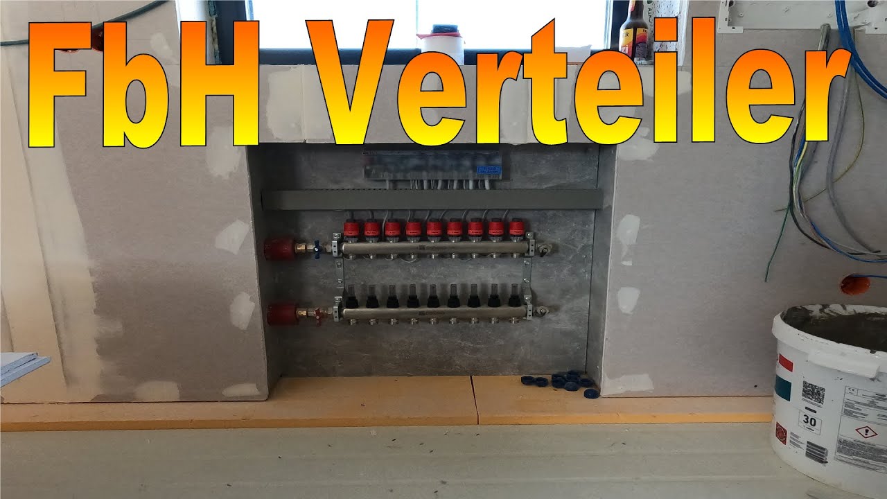 Heizkreisverteiler für Fußbodenheizung sauber verdrahten und anschließen 😲