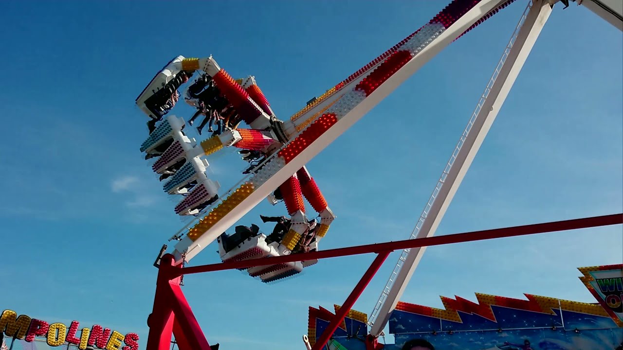 Wipe Out Ride At Brean Theme Park